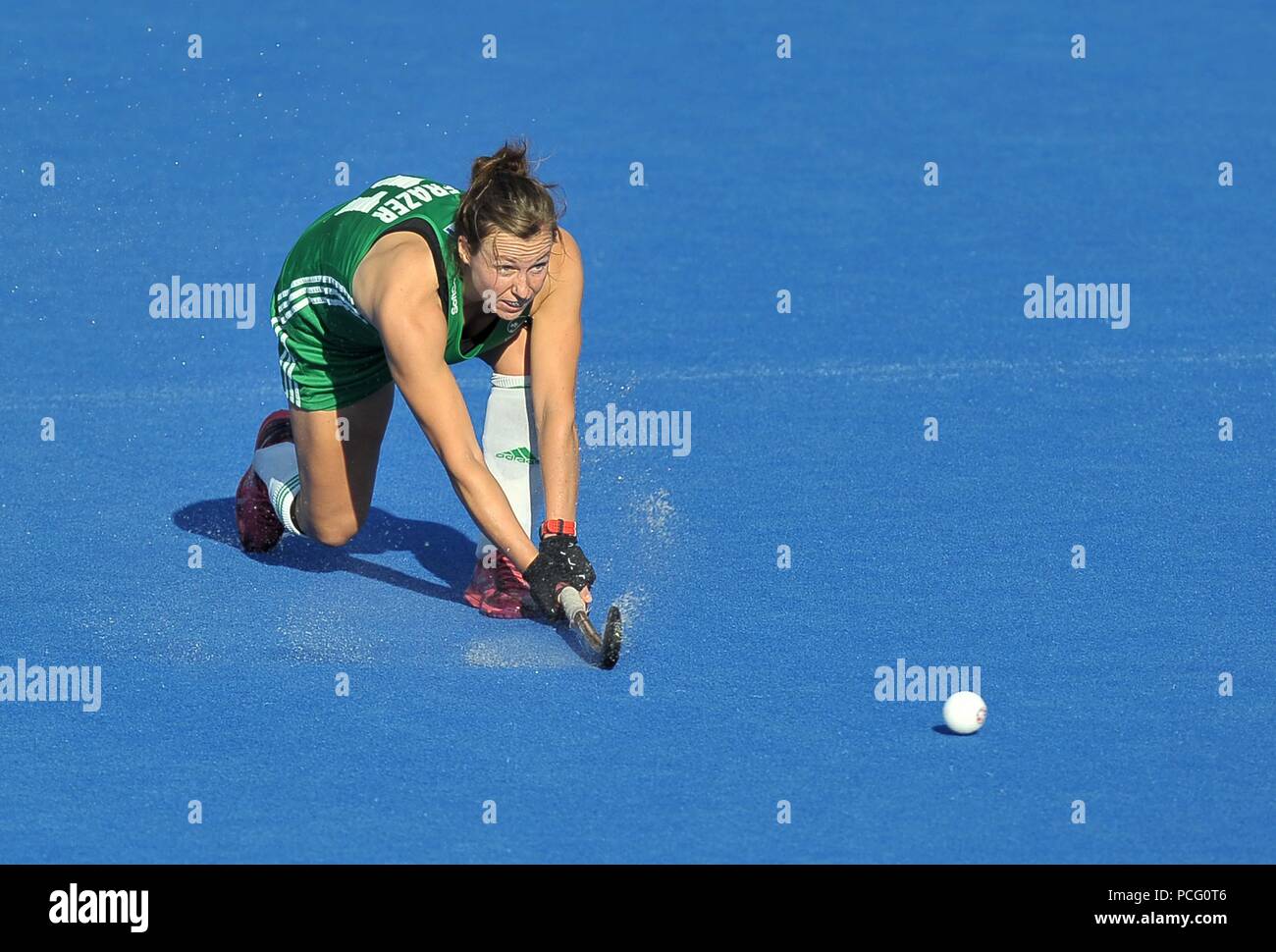 London Uk Megan Frazer Irl Ireland V India Match 32 Quarterfinal Womens Hockey World Cup 7600