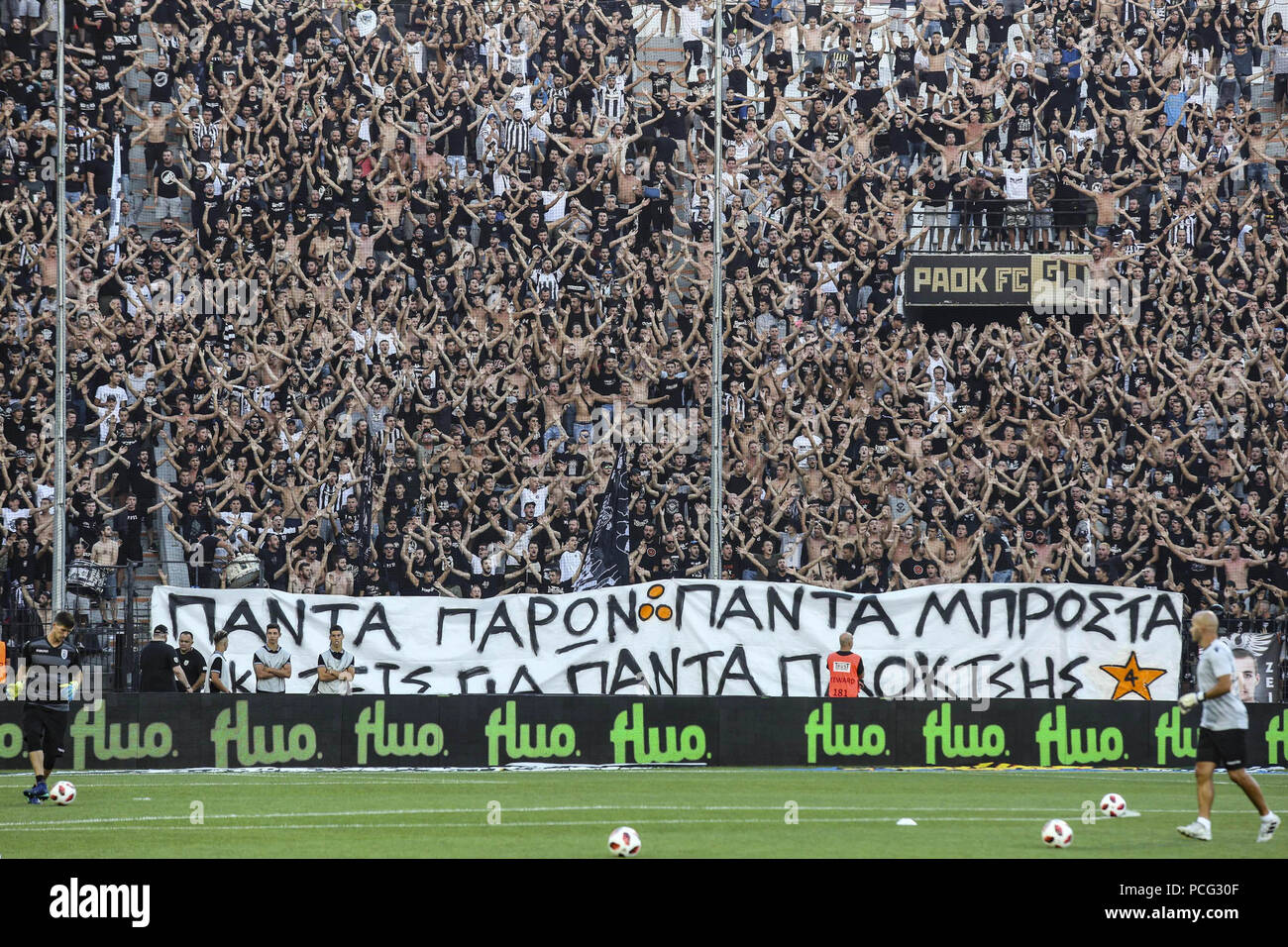 Paok fans stock photography and - Alamy