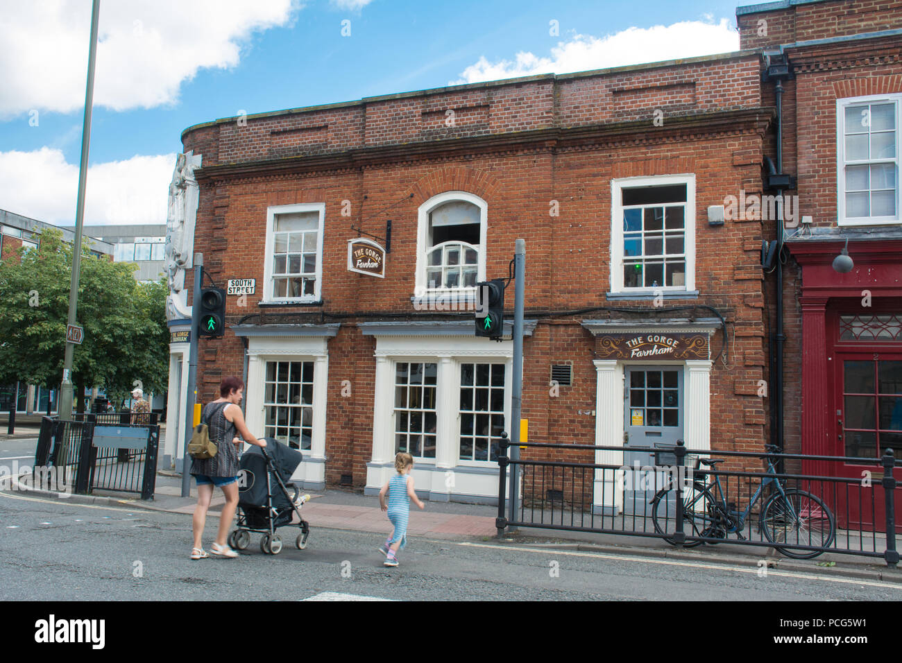 The restaurant in South Street, Farnham, Surrey, UK Stock Photo