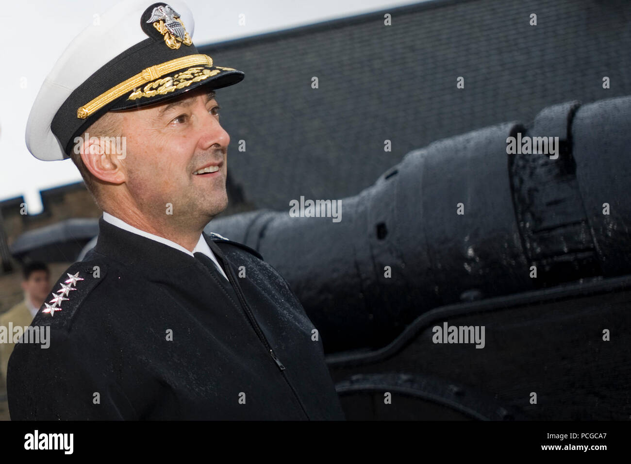 Supreme Allied Commander Europe, Adm. James G. Stavridis, tours Edinburgh Castle, Scotland, Nov. 16. Stavridis is in the city to attend the 55th annual NATO Parliamentary Assembly at the Edinburgh International Conference Centre. (NATO Stock Photo