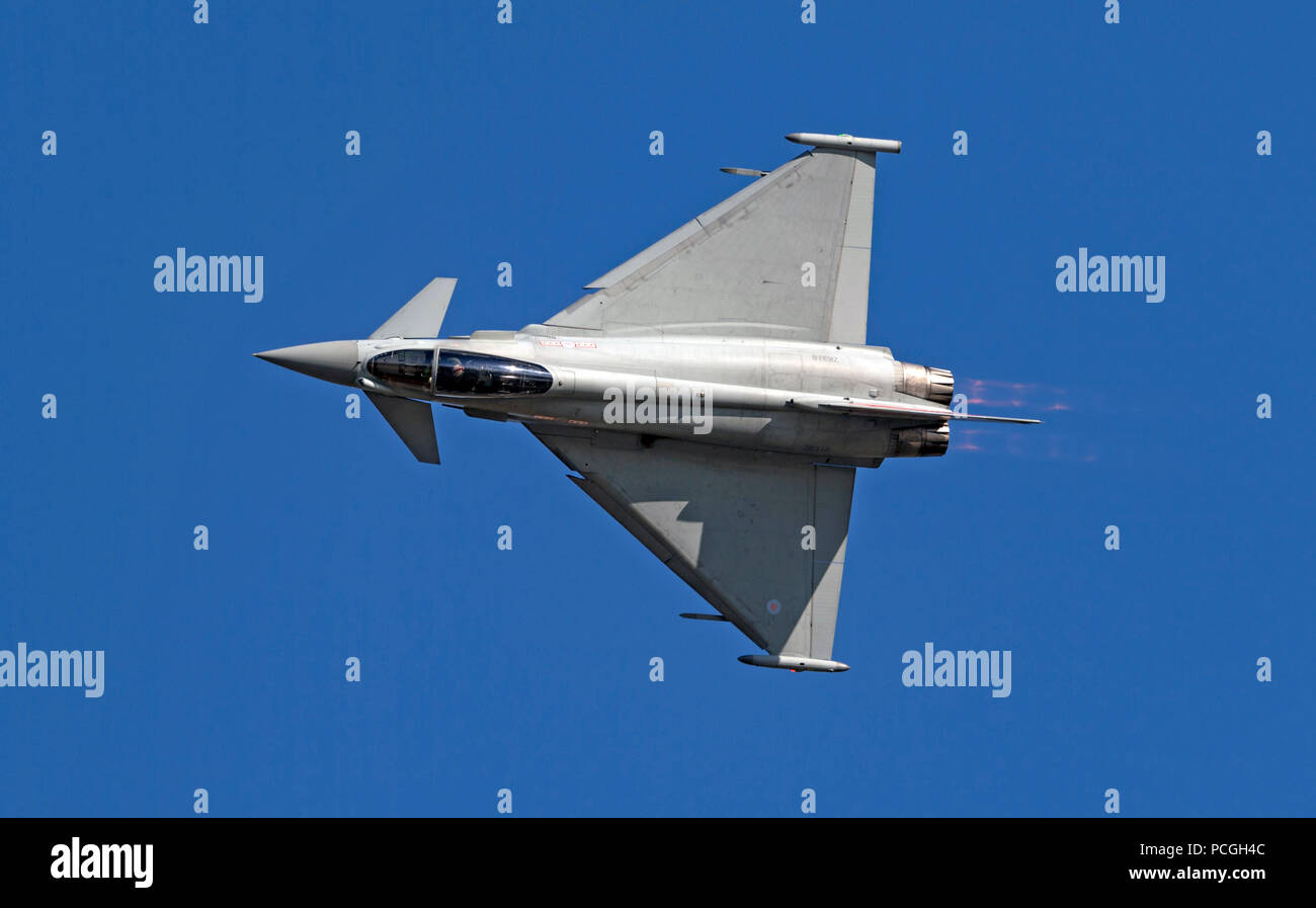 RAF Typhoon Display Stock Photo