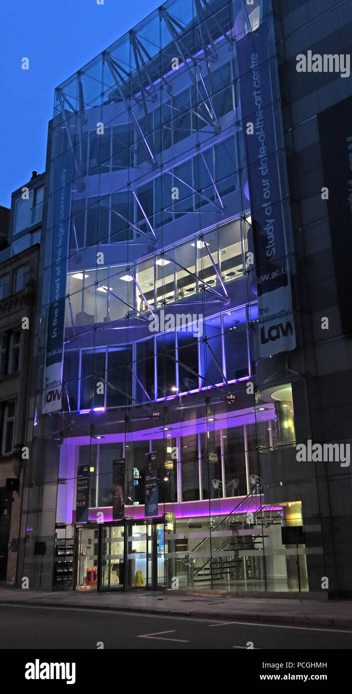 University of Law building, Leeds city centre, West Yorkshire, England, LS1, UK Stock Photo