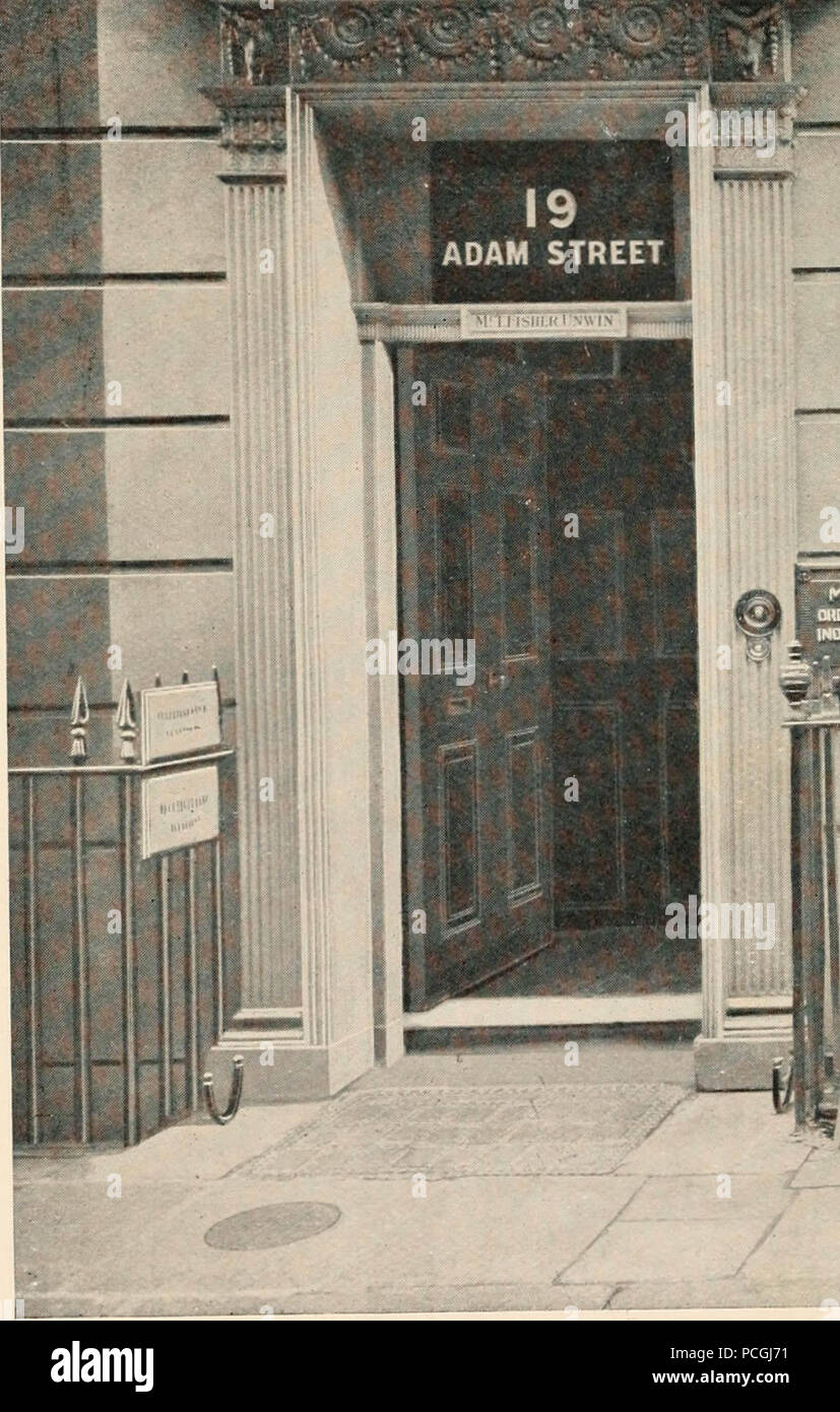 'The literary history of the Adelphi and its neighbourhood' (1909) Stock Photo