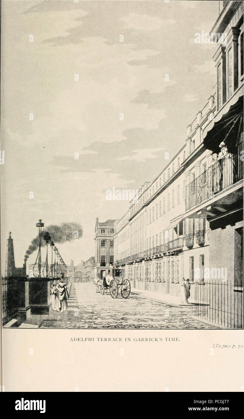 'The literary history of the Adelphi and its neighbourhood' (1909) Stock Photo