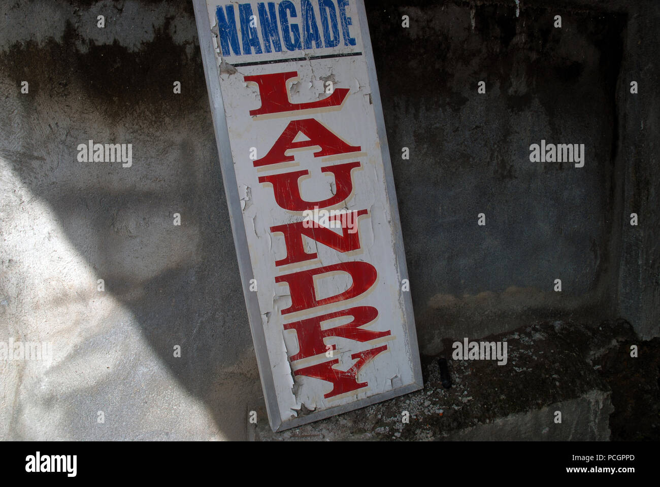 Laundry Sign, Ubud, Bali, Indonesia Stock Photo Alamy