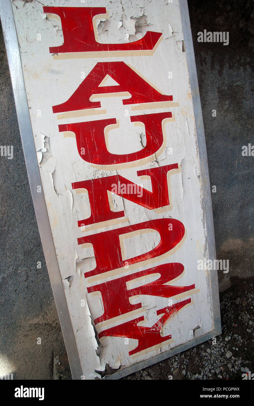 Laundry Sign, Ubud, Bali, Indonesia Stock Photo Alamy