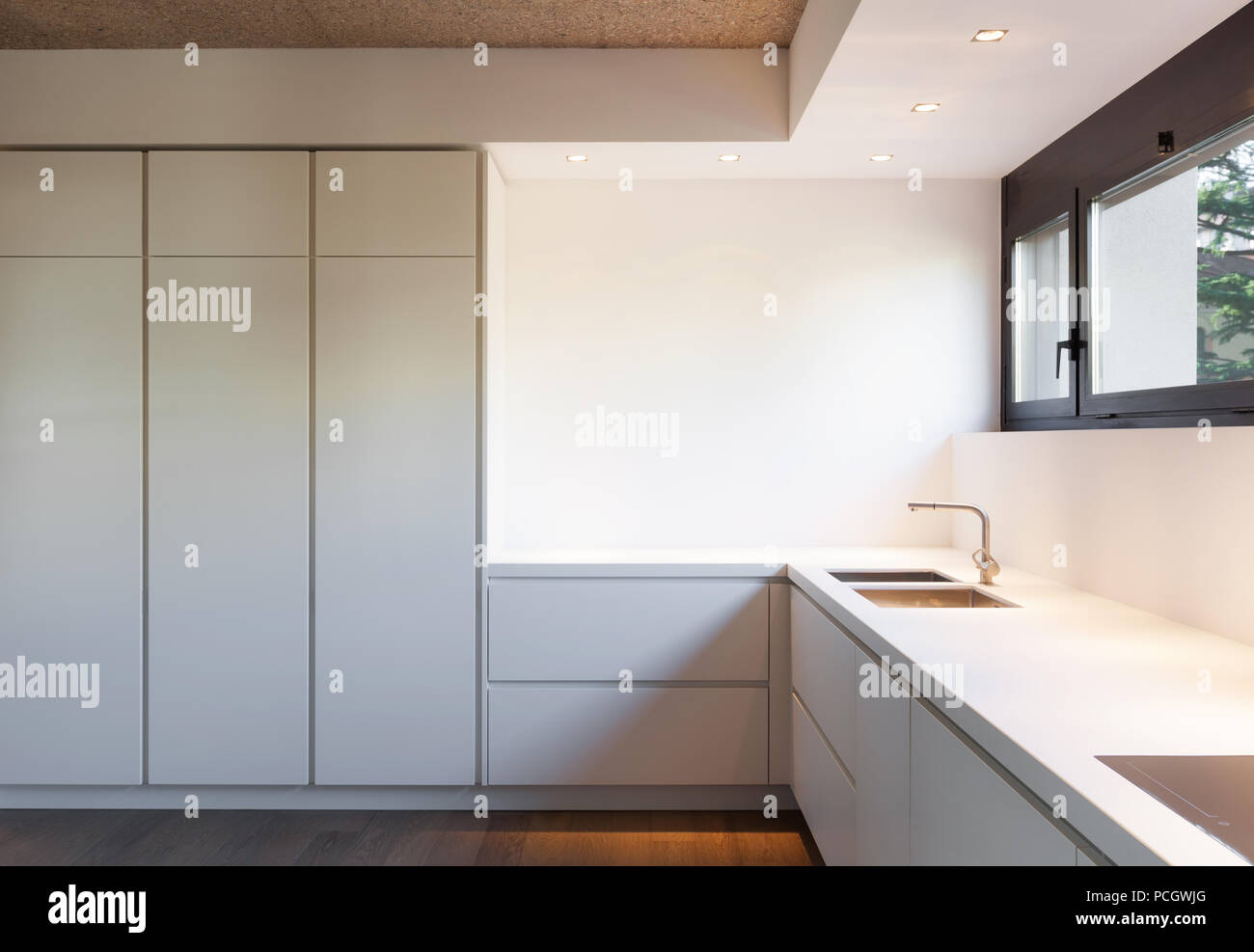 Empty contemporary modern kitchen design hi-res stock photography and ...