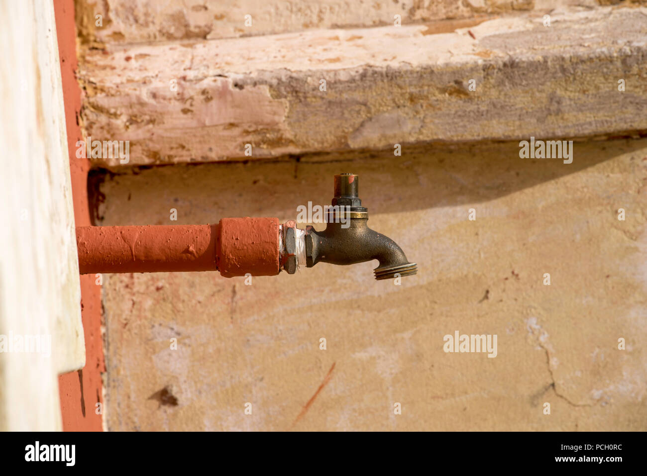 Copper pipe with tap hires stock photography and images Alamy