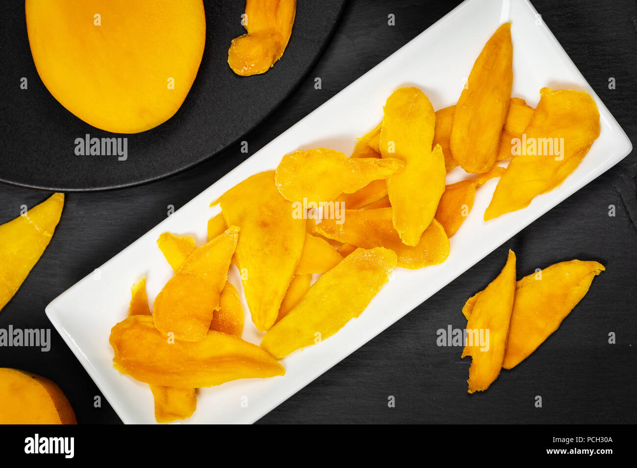 Dried Mango Fruit Stock Photo Alamy