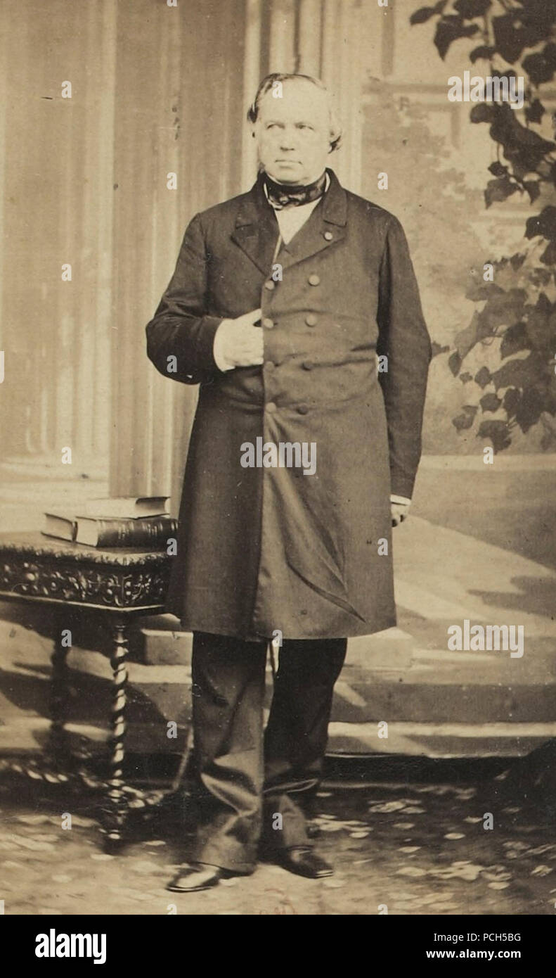 Album des députés au Corps législatif entre 1852-1857-Seydoux. Stock Photo