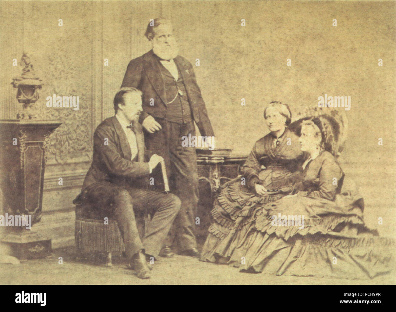Alberto Henschel A Familia Imperial Stock Photo Alamy