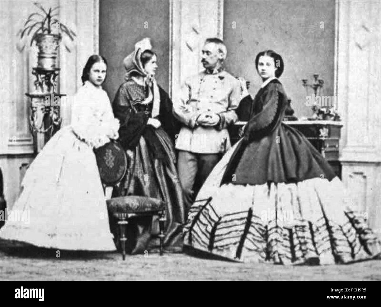 Alberto de ÁustriaTeschen e família Stock Photo Alamy