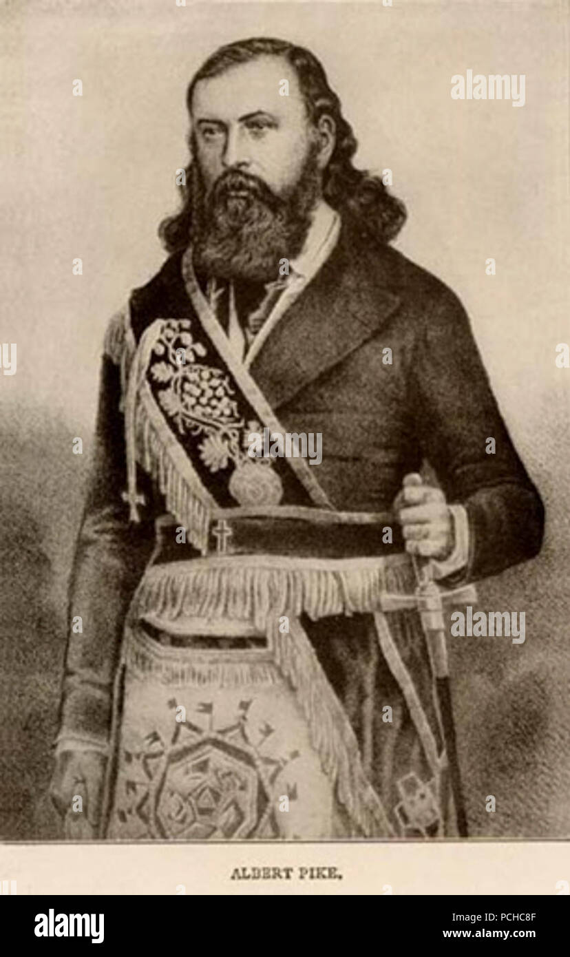 Albert Pike as Master Mason Stock Photo Alamy