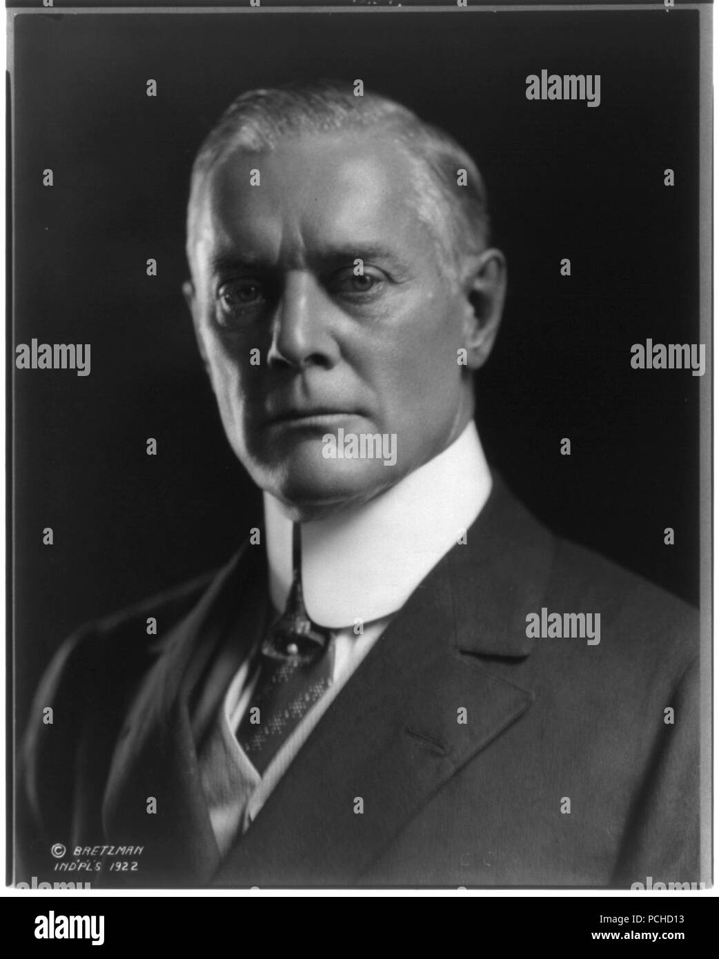 Albert J. Beveridge, bust portrait Stock Photo