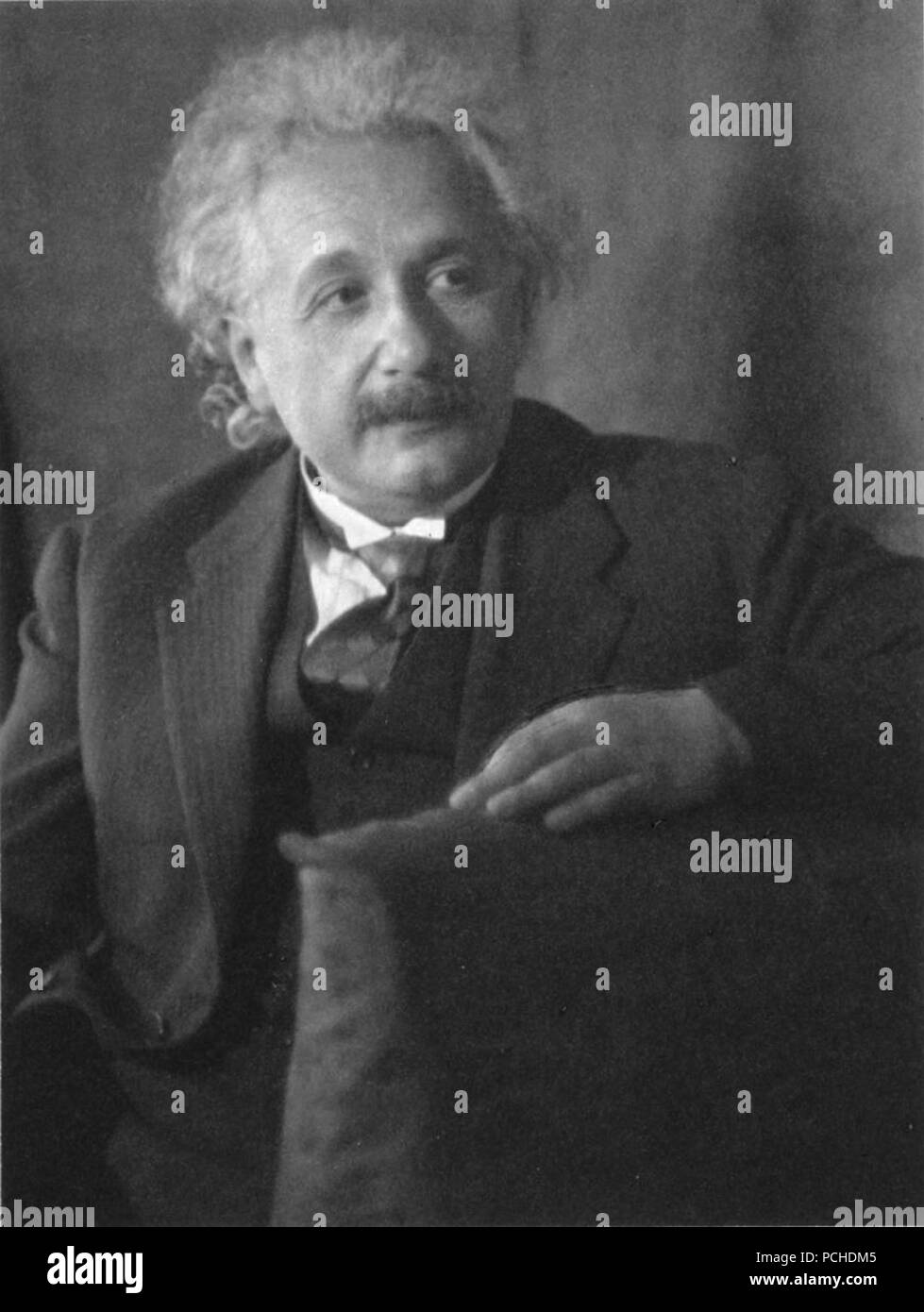 Albert Einstein, by Doris Ulmann. Stock Photo