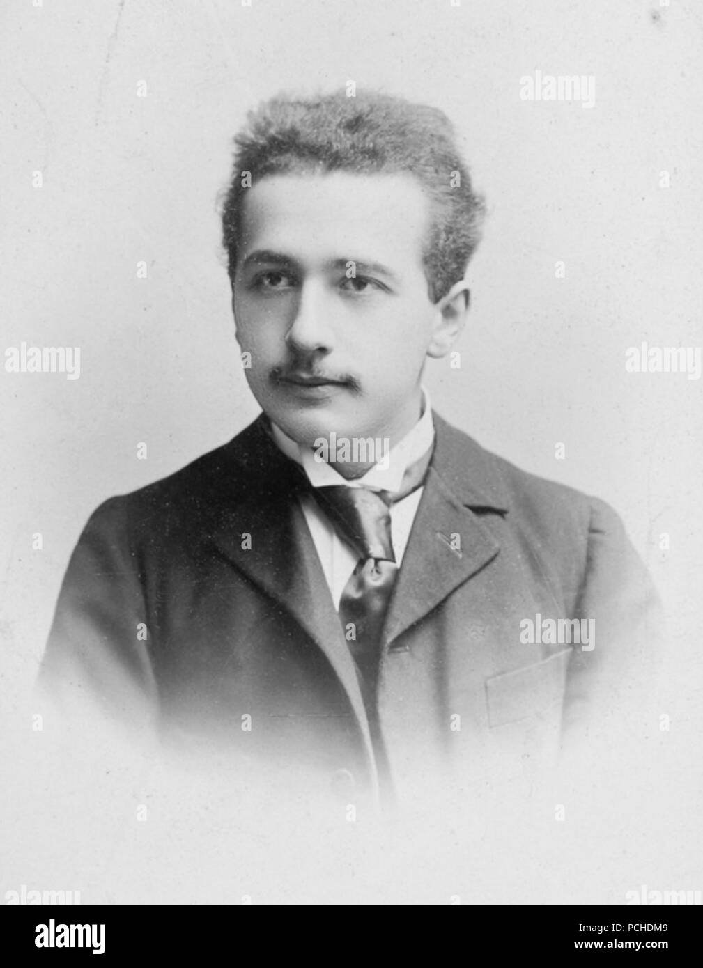Albert Einstein c1890s. Stock Photo