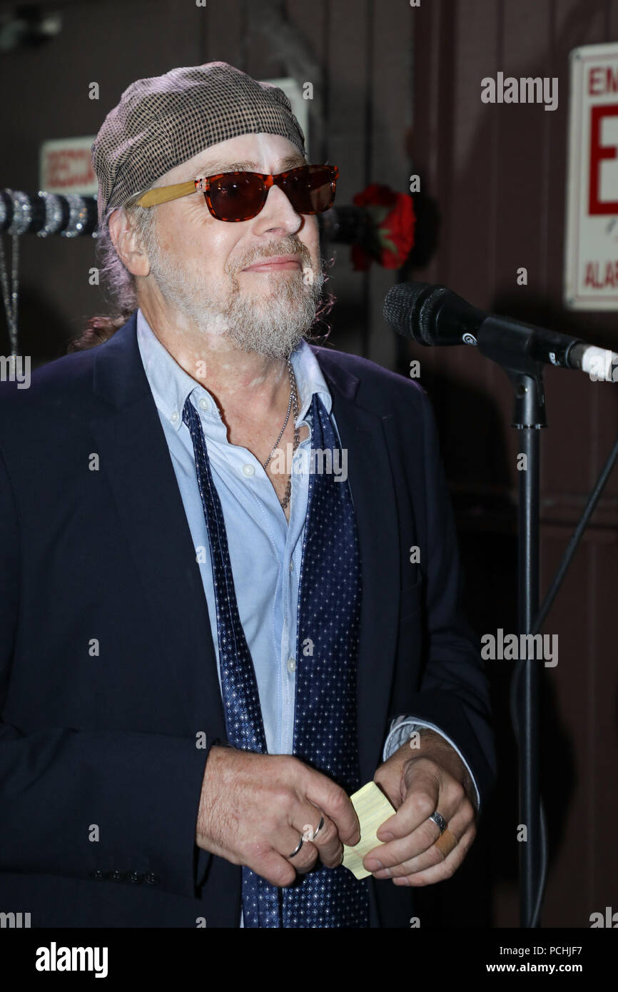 Rock & Roll Drummer Joey Durant's Wedding Celebration at the Rainbow Bar & Grill on Sunset Strip in Hollywood, California  Featuring: Leif Garrett Where: Los Angeles, California, United States When: 01 Jul 2018 Credit: Sheri Determan/WENN.com Stock Photo