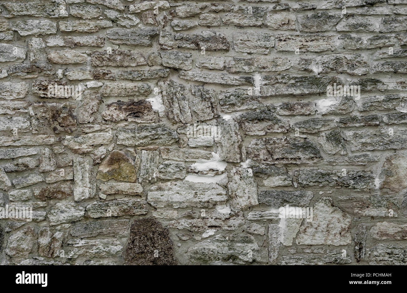 Texture of an old stone wall. Stock Photo