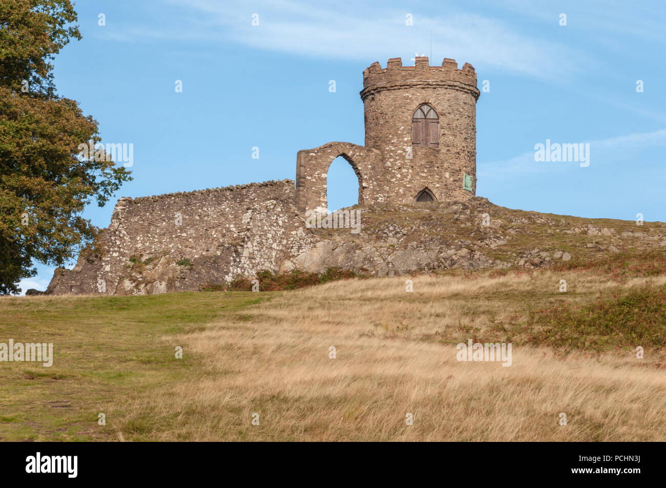 Old John Tower, Bradgate Park, Leicestershire Stock Photo