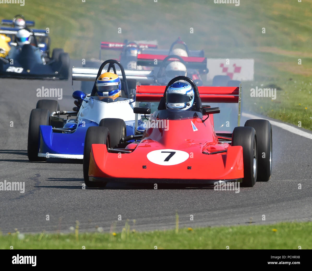 Brian Morris, Reynard SF79, Historic Formula Ford 2000, HSCC Wolds Trophy 20th May, 2018, Cadwell Park, cars, Classic Racing Cars, Historic Formula Fo Stock Photo