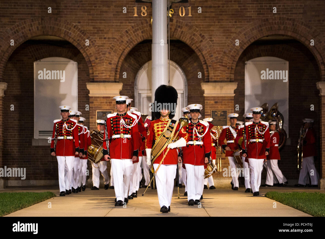 Gunnery Sgt. Stacie Crowther, assistant drum major, “The President’s