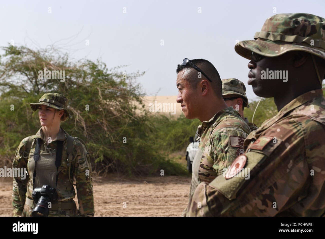 U.S. Air Force master sergeants, deployed to Combined Joint Task Force