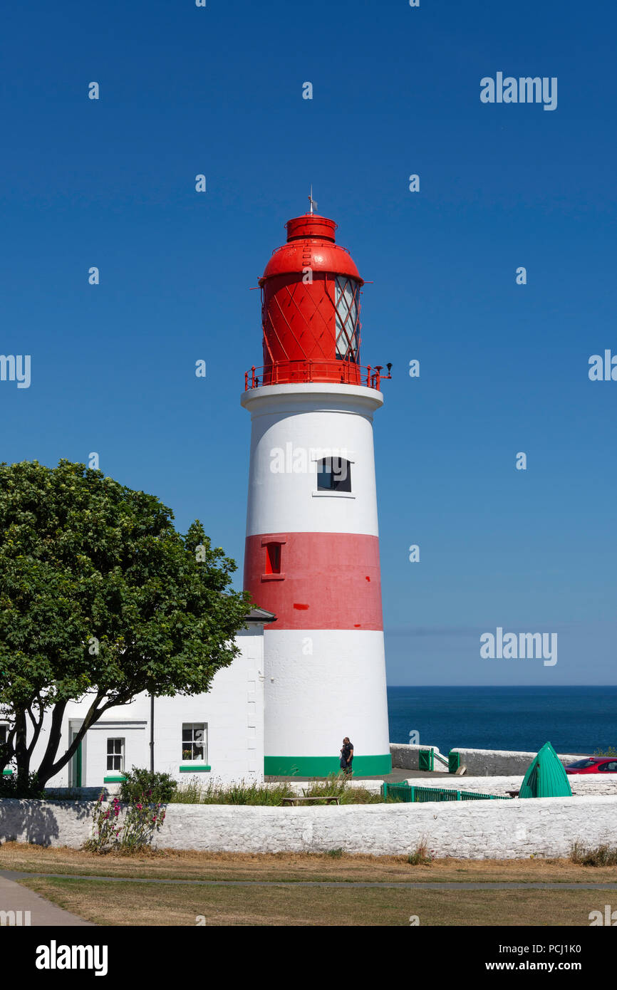 Souter Lighthouse, Marsden, South Shields, Tyne & Wear, England, United Kingdom Stock Photo