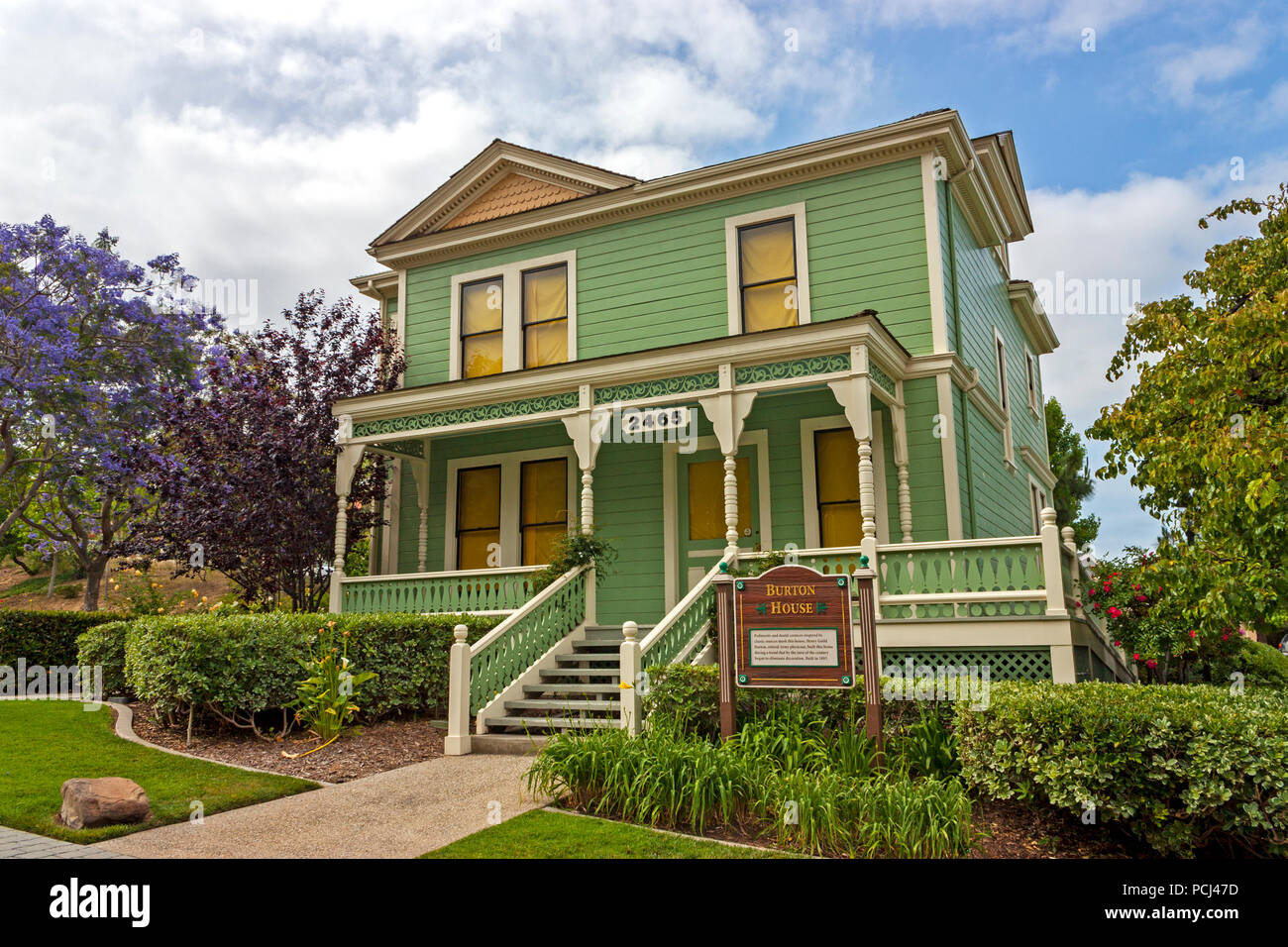 Historic house at Old Town Heritage Park,San Diego, California,USA