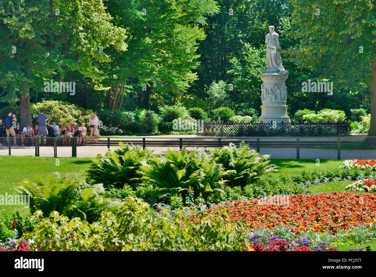 Luiseninsel, Grosser Tiergarten, Tiergarten, Mitte, Berlin, Deutschland Stock Photo