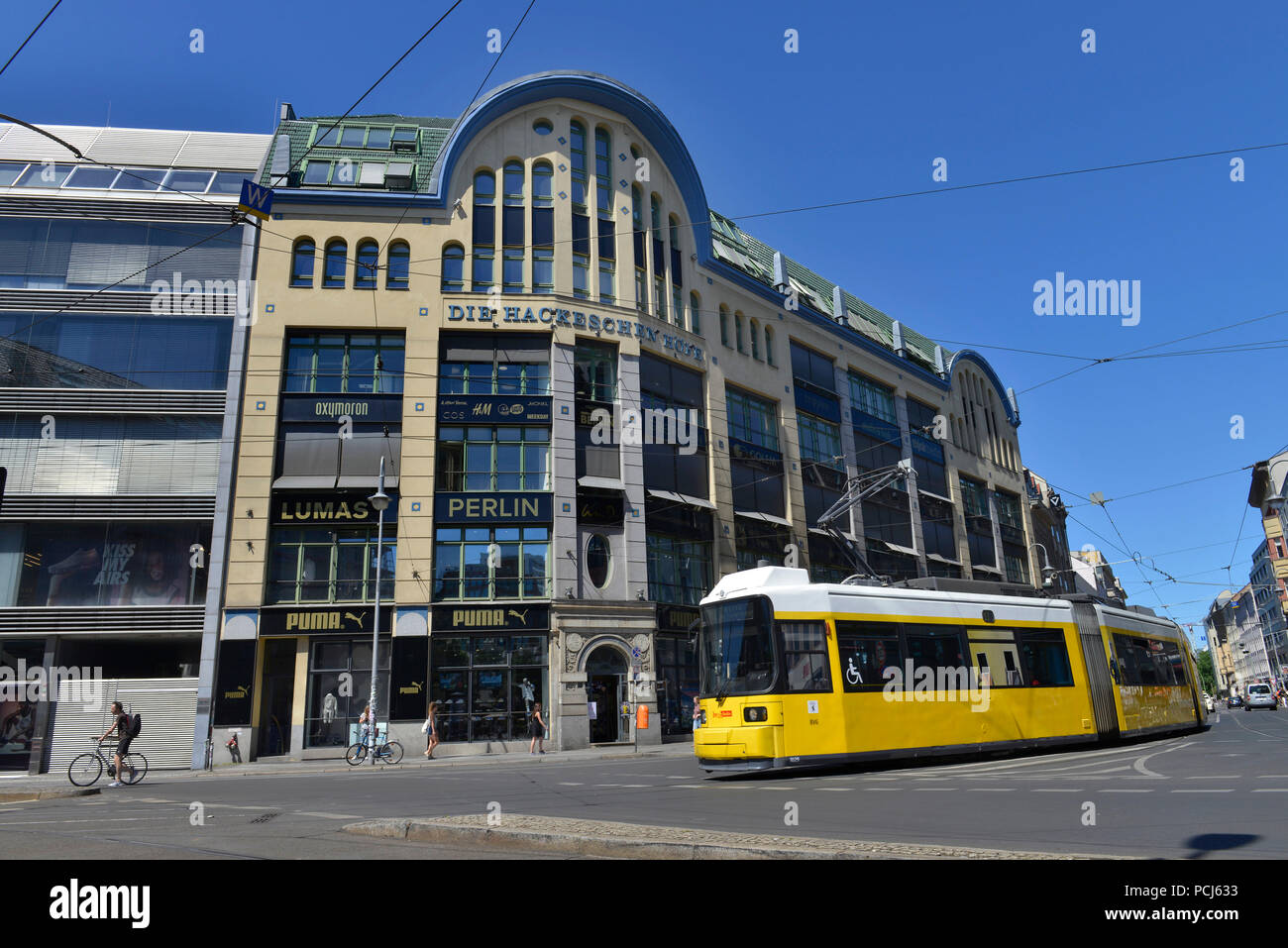 Hackesche Hoefe, Rosenthaler Strasse, Mitte, Berlin, Deutschland, Hackesche H÷fe Stock Photo