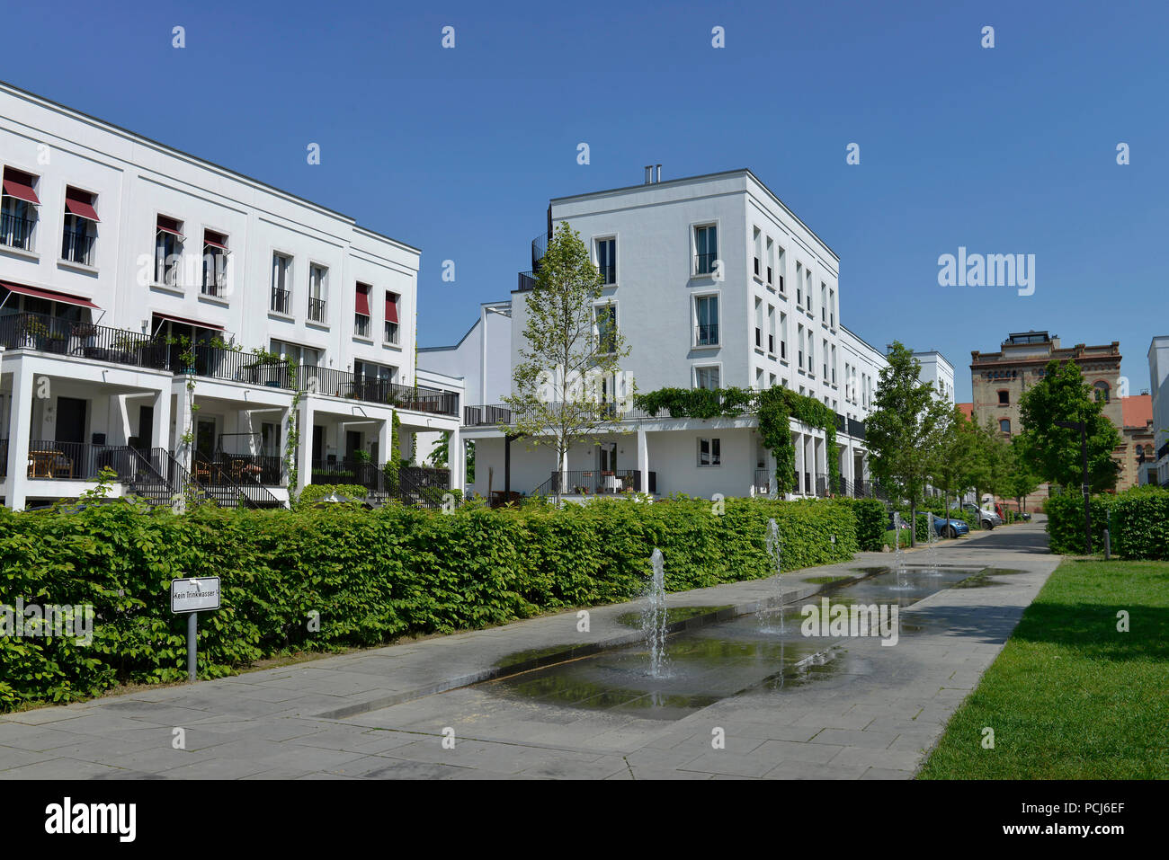 Neubausiedlung, Am Schweizer Garten, Prenzlauer Berg, Pankow, Berlin