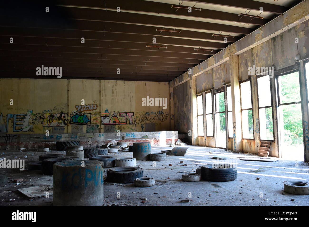 Lost Places, Abandoned Cinema, Deserted Hotel, Homeless home