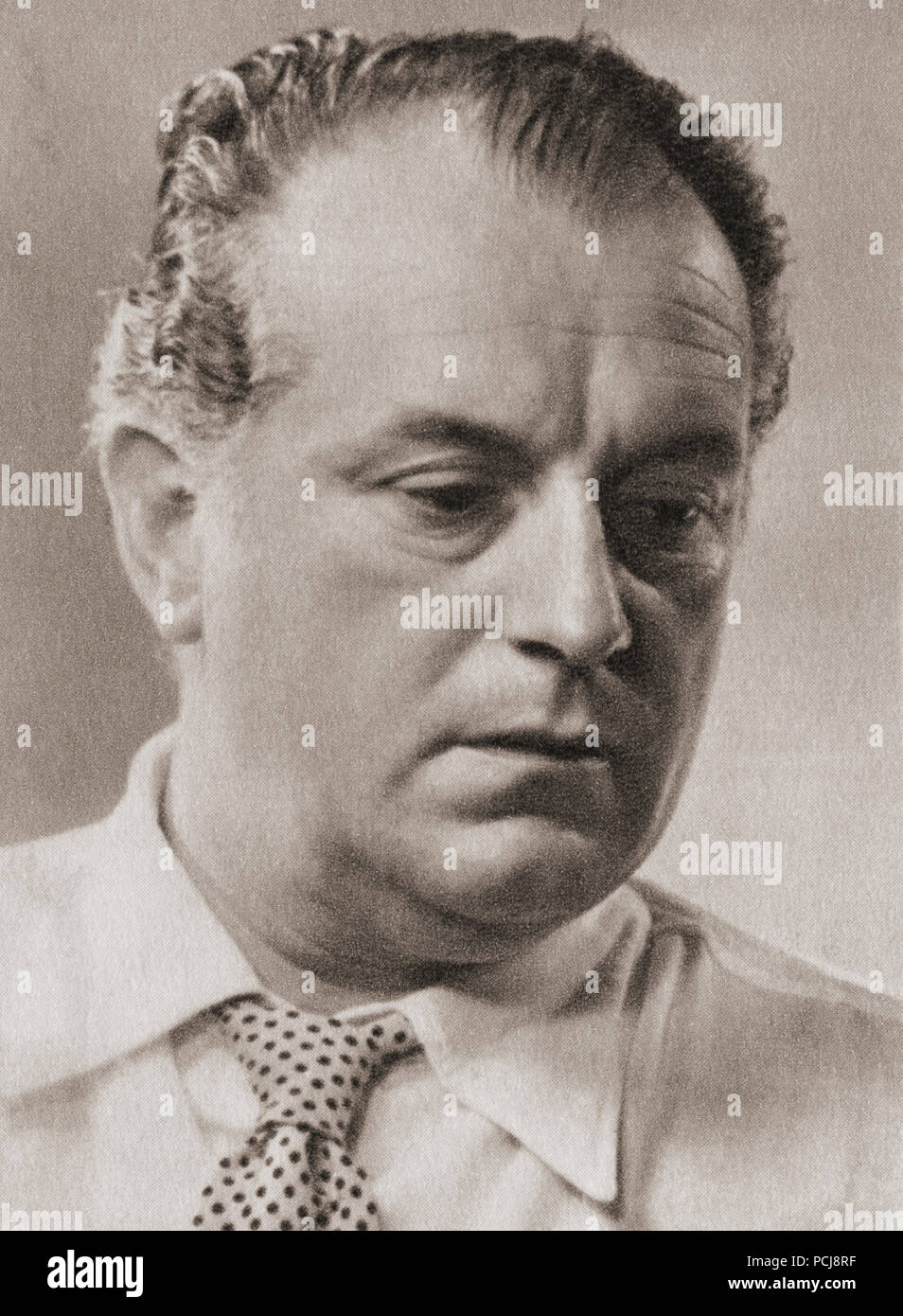 Rafael Alberti Merello,1902 – 1999.  Spanish poet.  After a contemporary print. Stock Photo