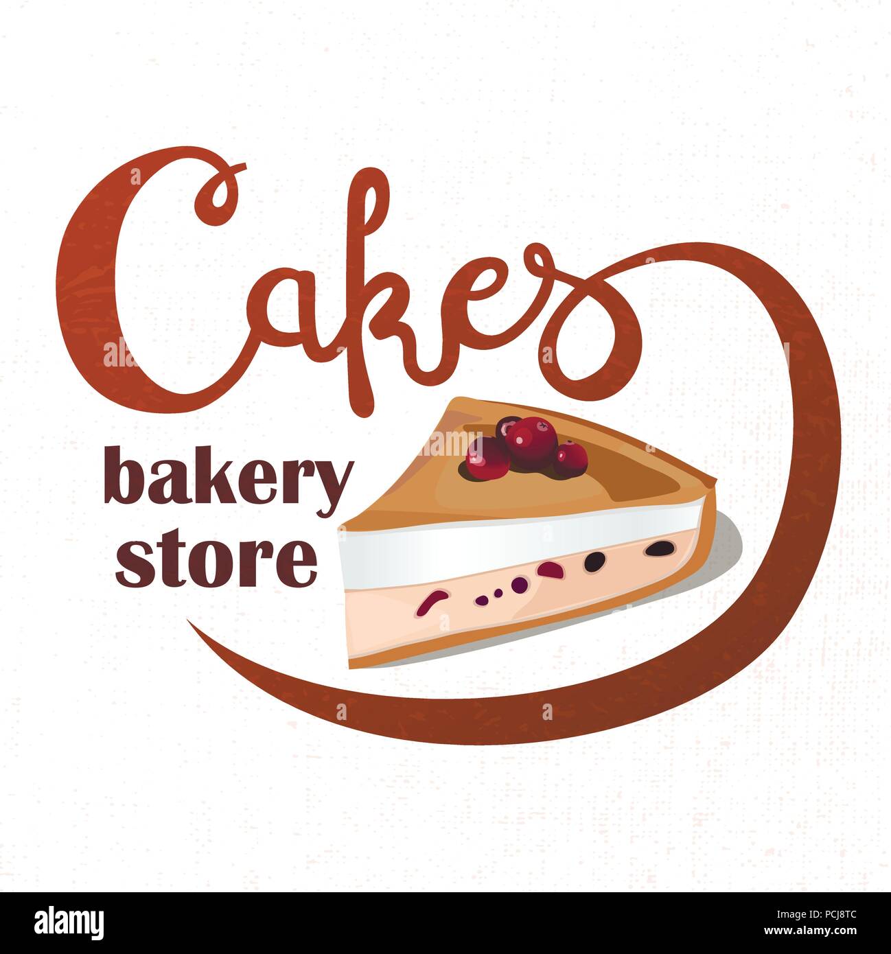 Logo Sign Style For The Confectionery Bakery Shop Lettering