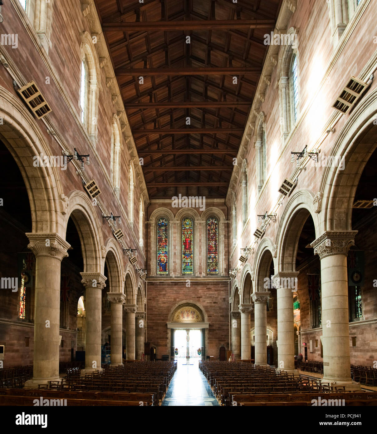 Interior of St Annes Cathedral Stock Photo