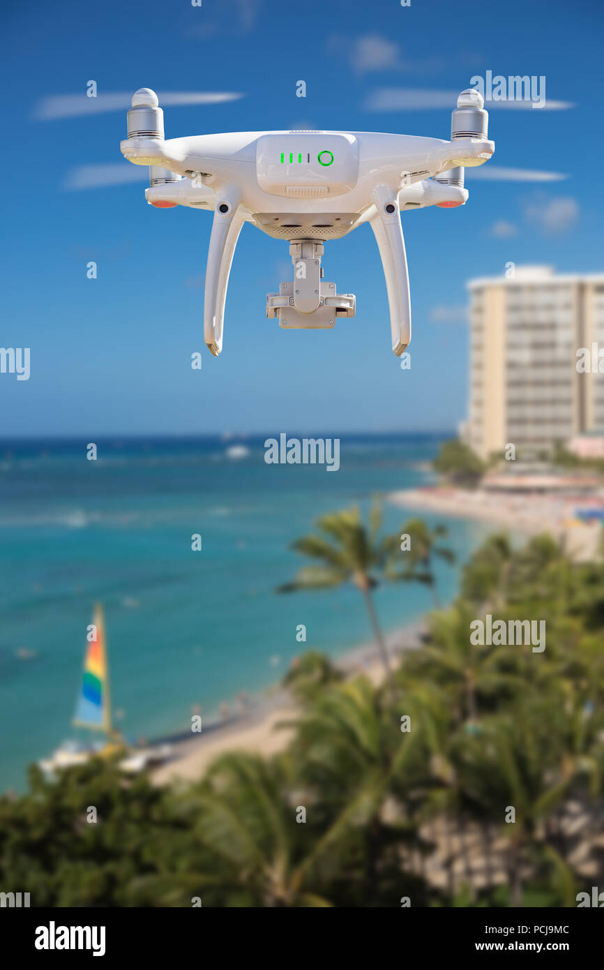 Drone beaches hawaii hi-res stock photography and images - Alamy