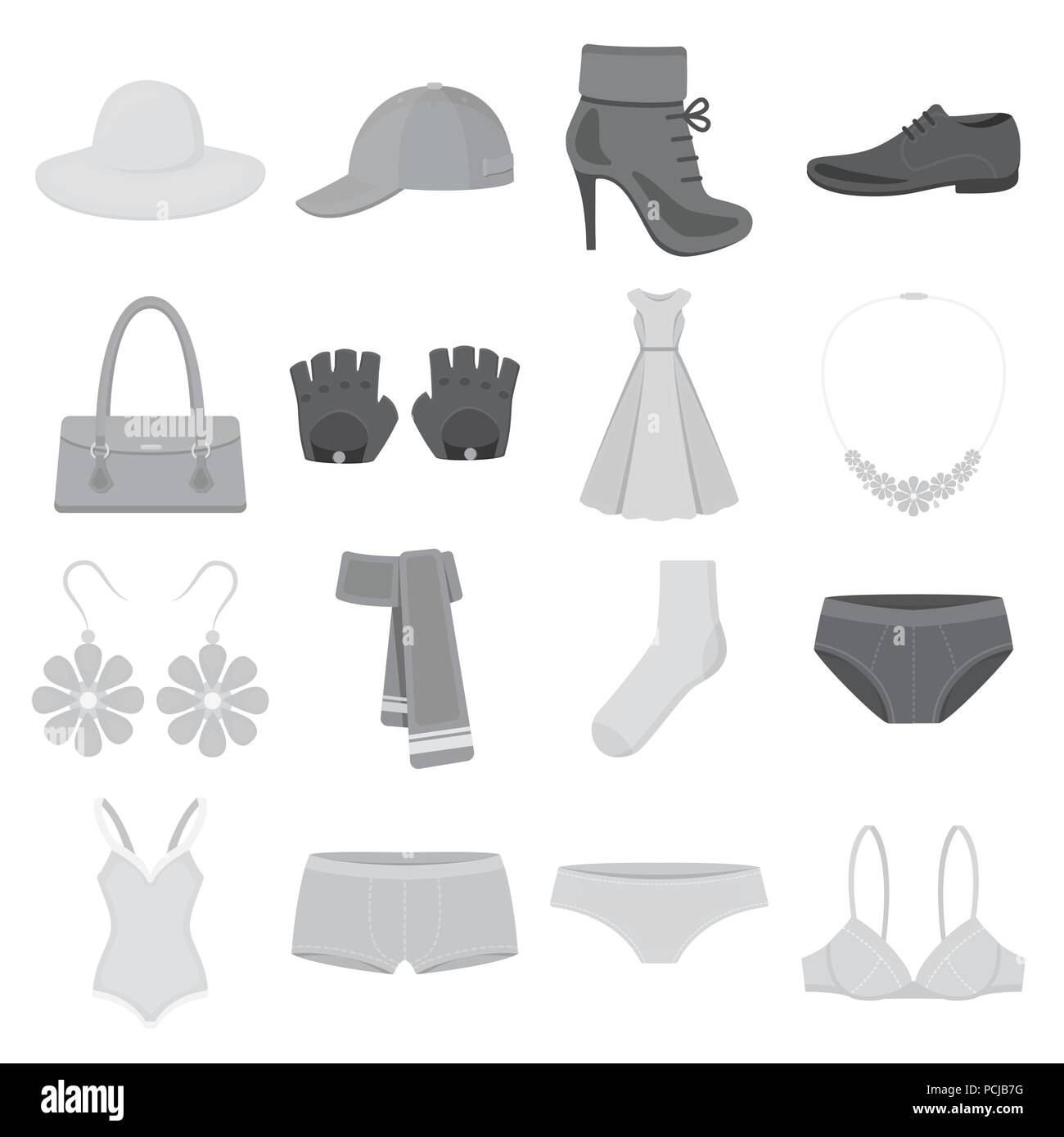 Collection of fashion accessories women things Vector Image
