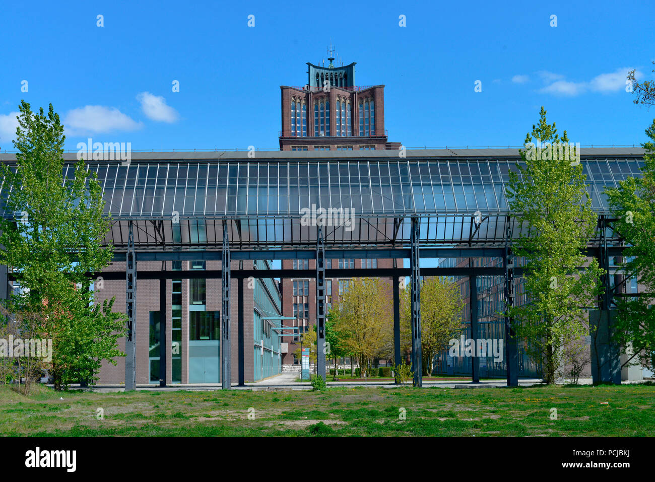 Lagerhalle am Borsigturm, Tegel, Reinickendorf, Berlin, Deutschland Stock Photo