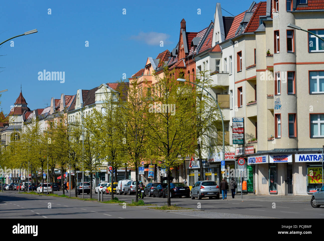 Berliner Strasse, Tegel, Reinickendorf, Berlin, Deutschland Stock Photo