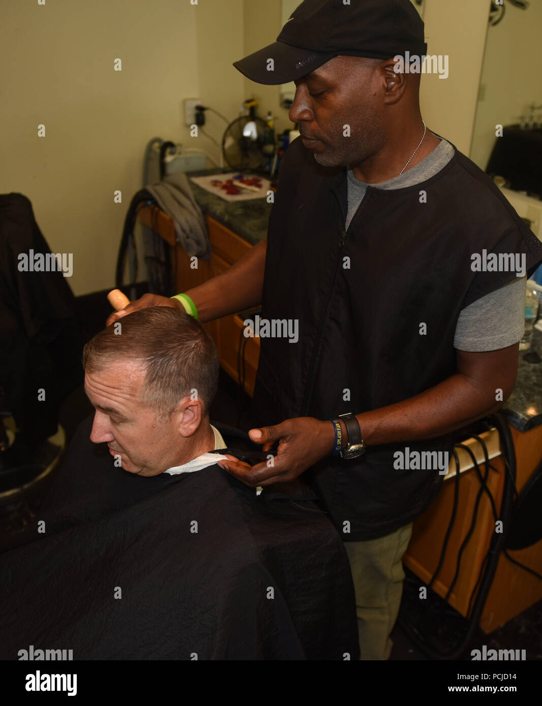 Donald Eady 20th Force Support Squadron Barber Cuts A Team