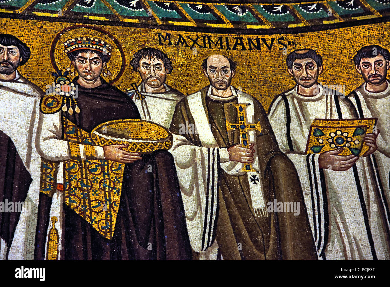 Basilica di san vitale justinianus hi-res stock photography and images ...