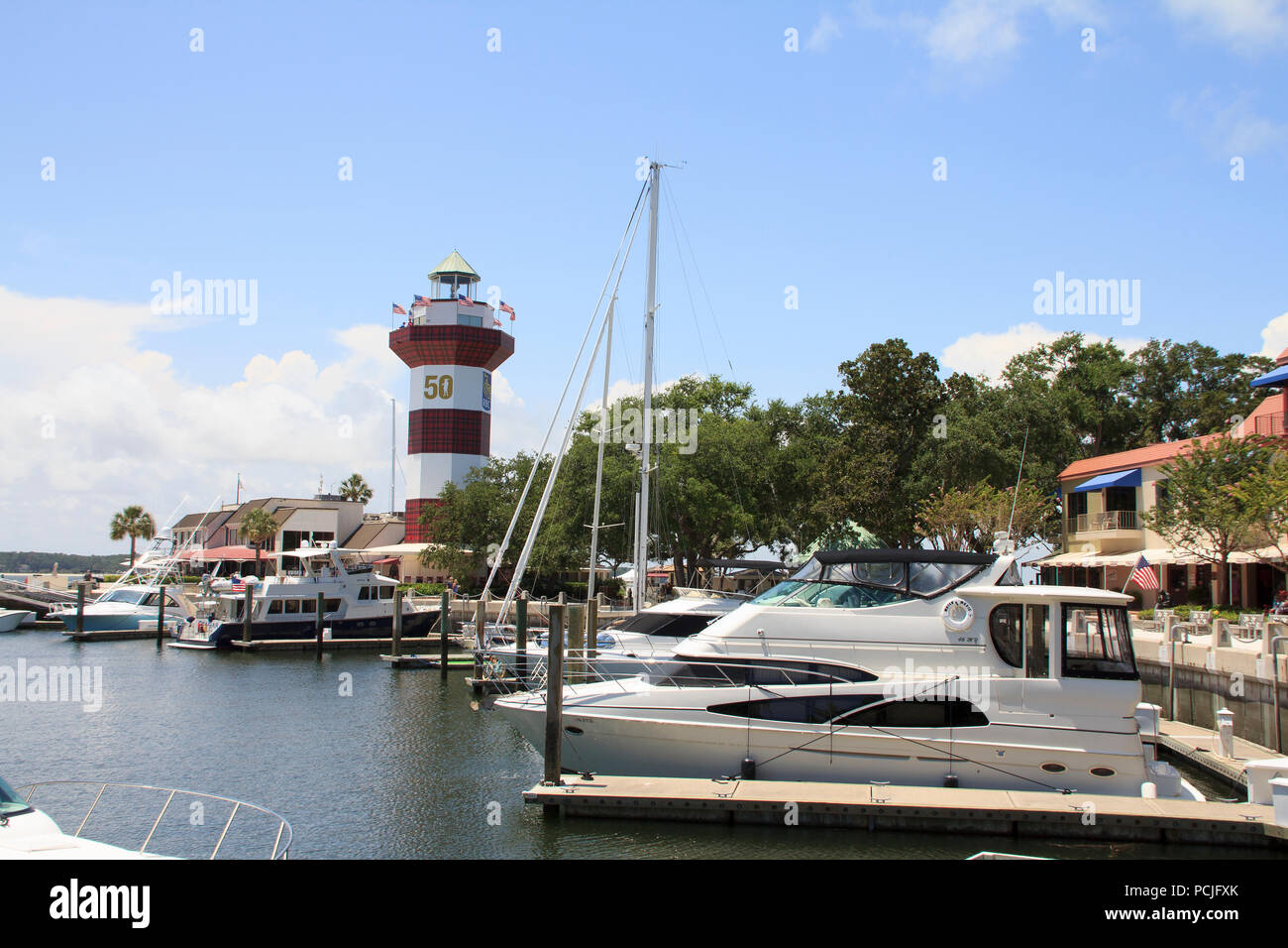 Harbour Town Hilton Head Island South Carolina Stock Photo