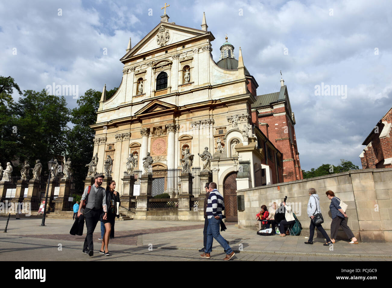 Church of St. Peter and St. Paul in Krakow Poland Stock Photo