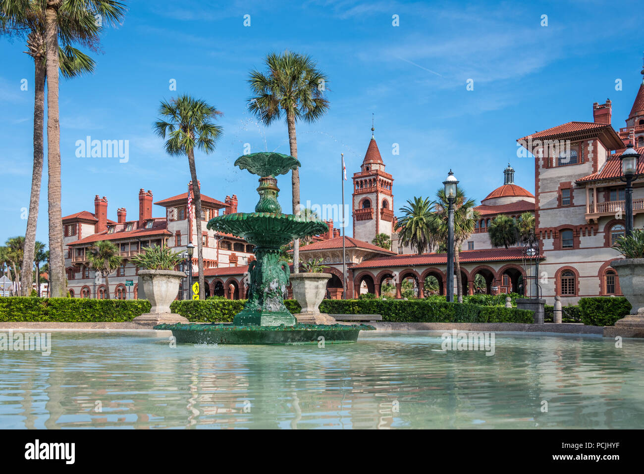 Flagler College in historic St. Augustine, Florida. (USA) Stock Photo
