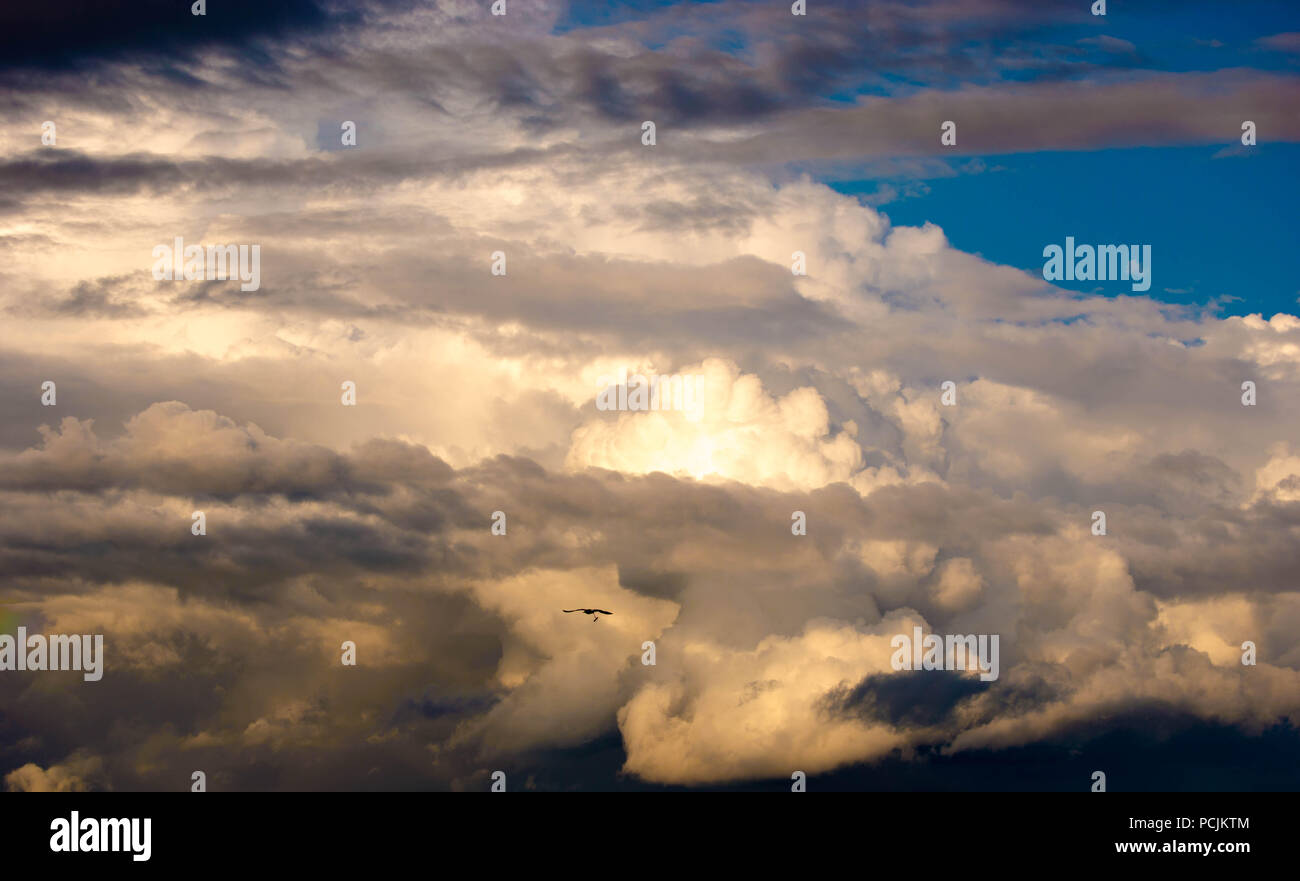Storm clouds over lake michigan hi-res stock photography and images - Alamy