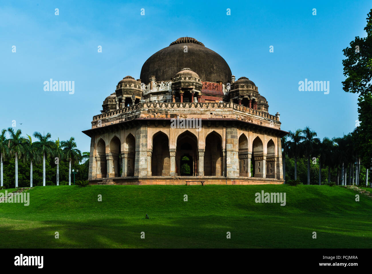 Beautiful Tomb of Sikandar Lodi at Lodi Garden, New Delhi Stock Photo