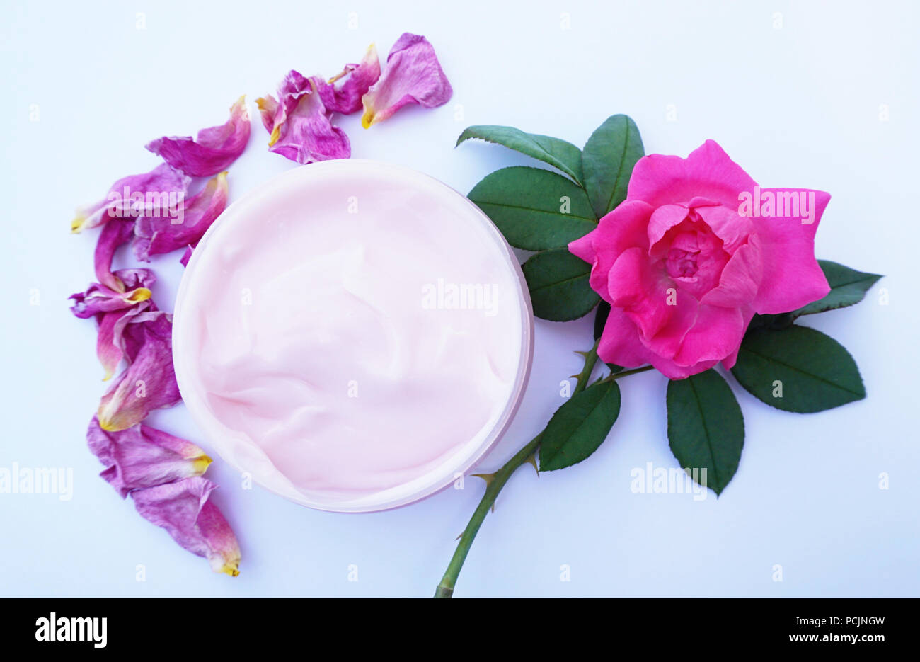 Natural homemade cosmetic and organic skin care concept. Homemade pure