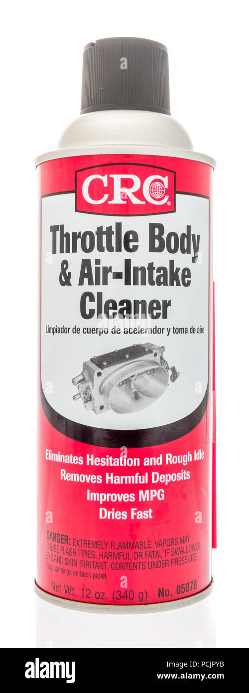 Winneconne, WI 30 July 2018 A can of CRC throttle body and air