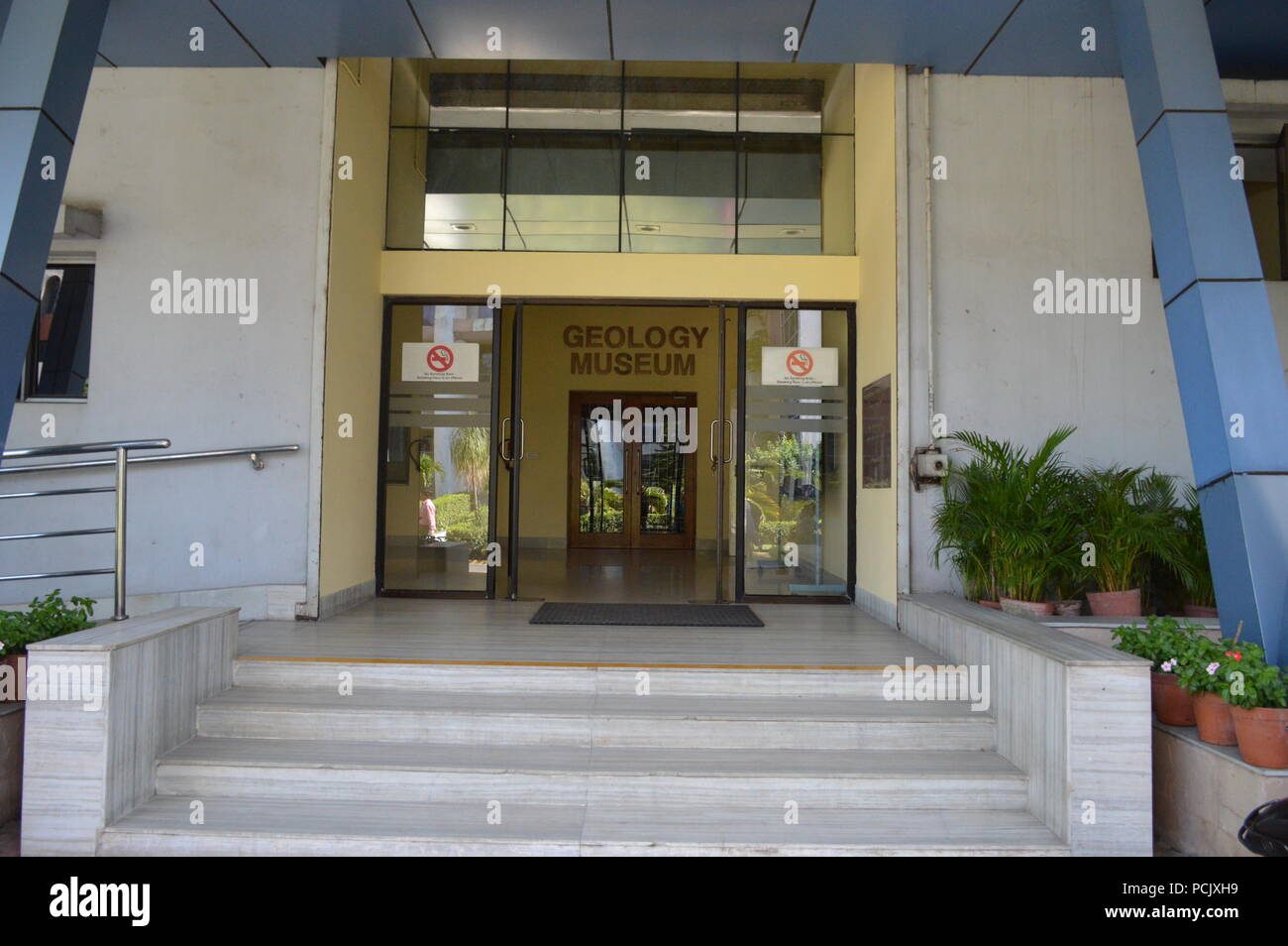 Geology museum entrance, ISI, Kolkata Stock Photo