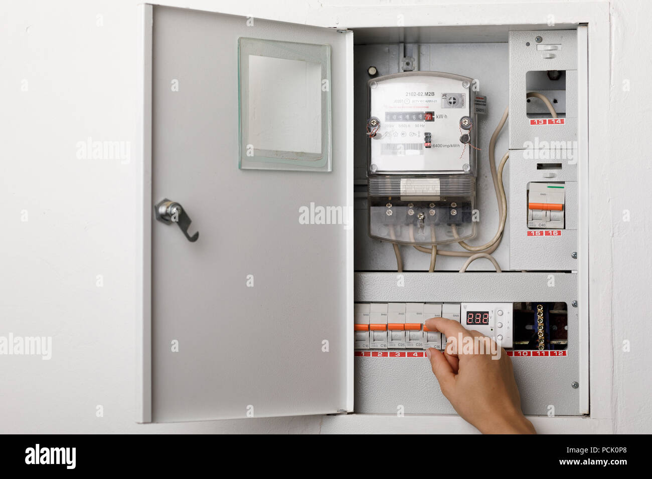Electrical terminal box Stock Photo - Alamy